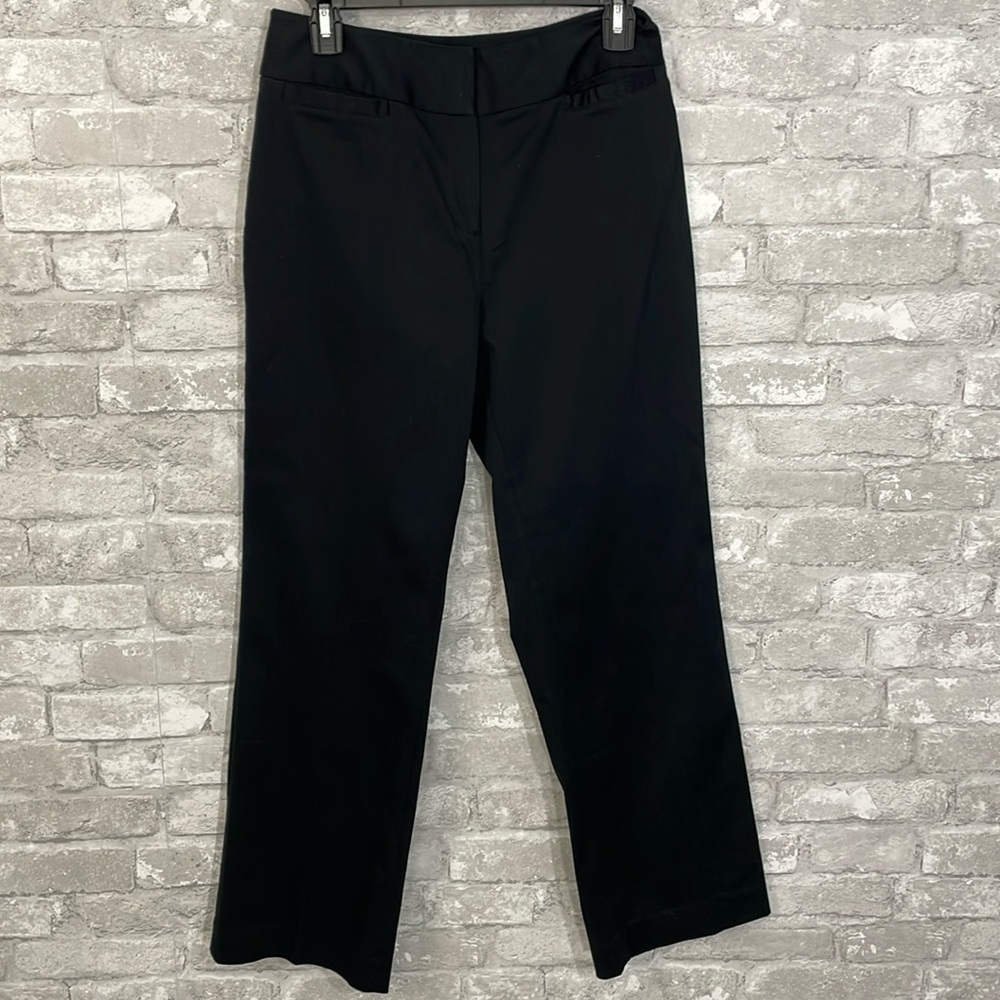 Grace Elements Black Straight Leg Ankle Pants